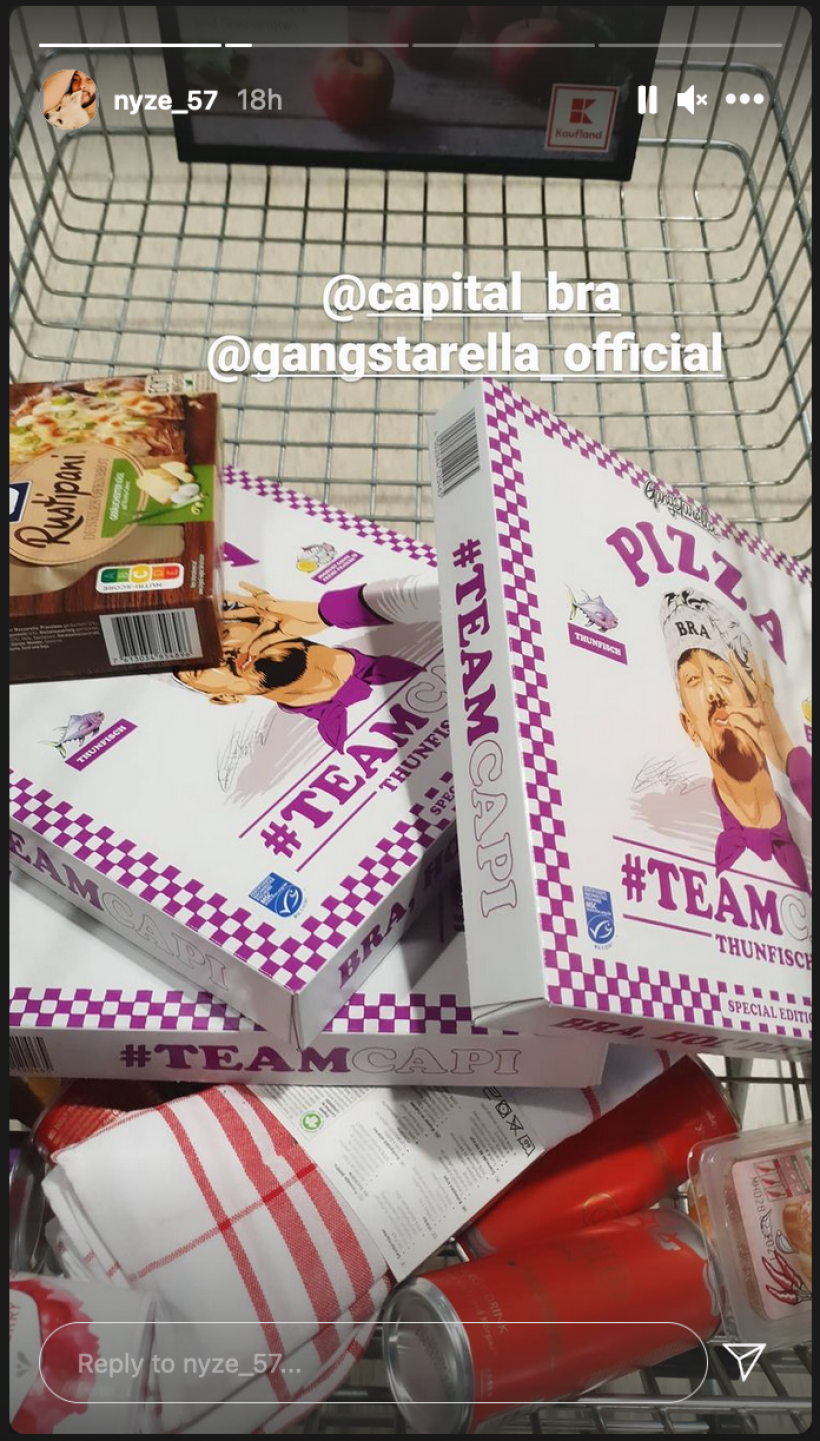 Capital Bra Gangstarella Pizzas Thunfisch Halal Sucuk Bigfm