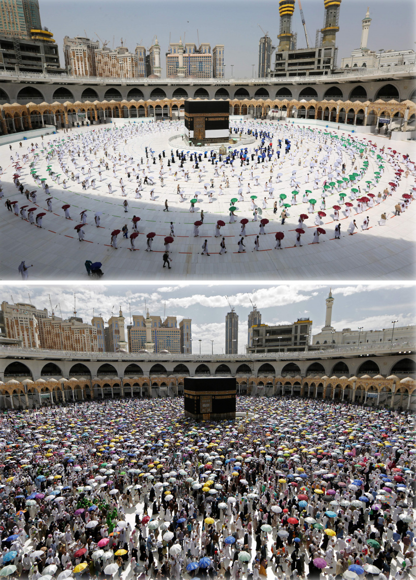 Mekka 2019 versus 2020: So sieht es in Mekka in Zeiten von Corona aus
