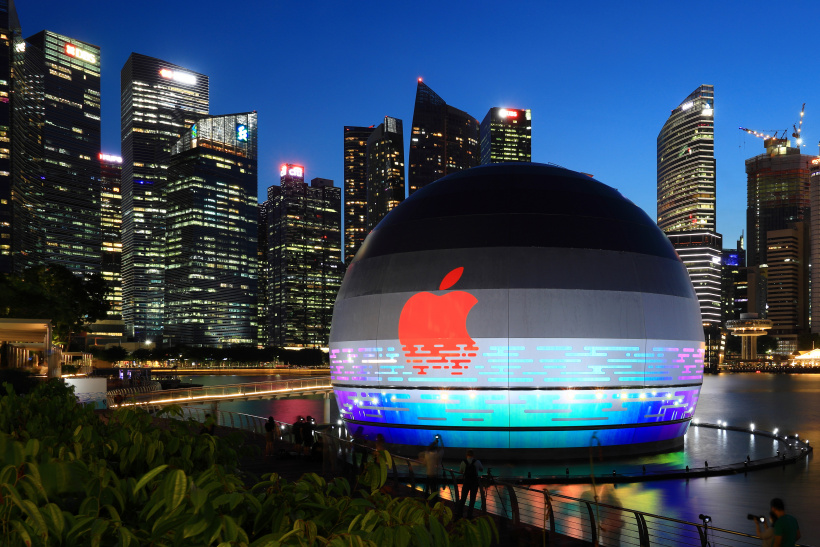 Apple Flagship Store Marina Bay Sands Der neue Apple Flagship Store in Marina Bay Sands/Singapur