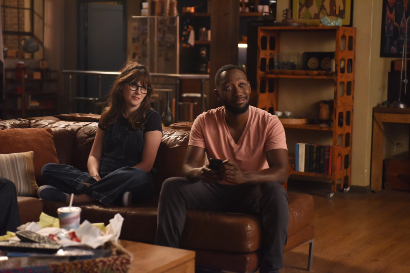 Zooey Deschanel Zooey Deschanel und Lamorne Morris aus "New Girl"