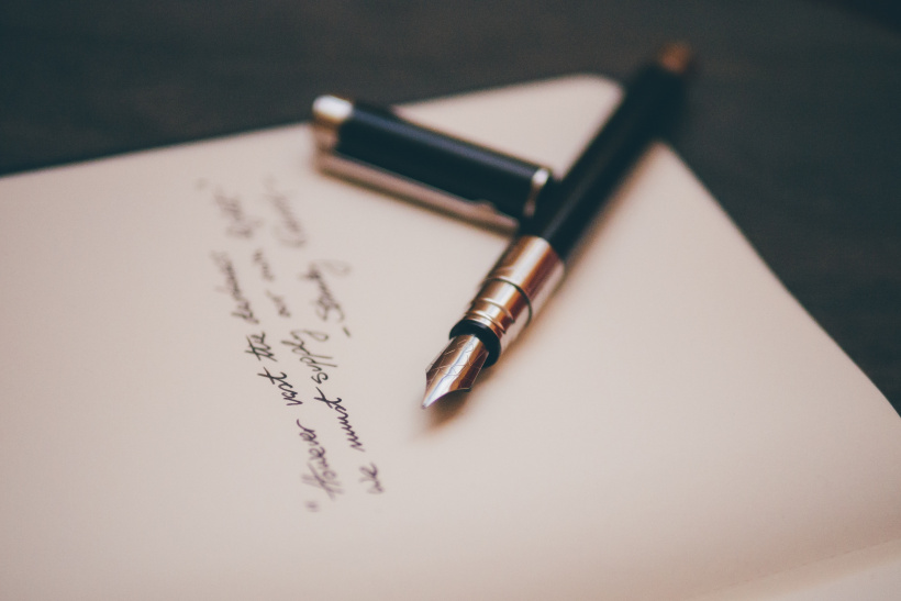 Brief Ein handgeschriebener Brief ist etwas schönes