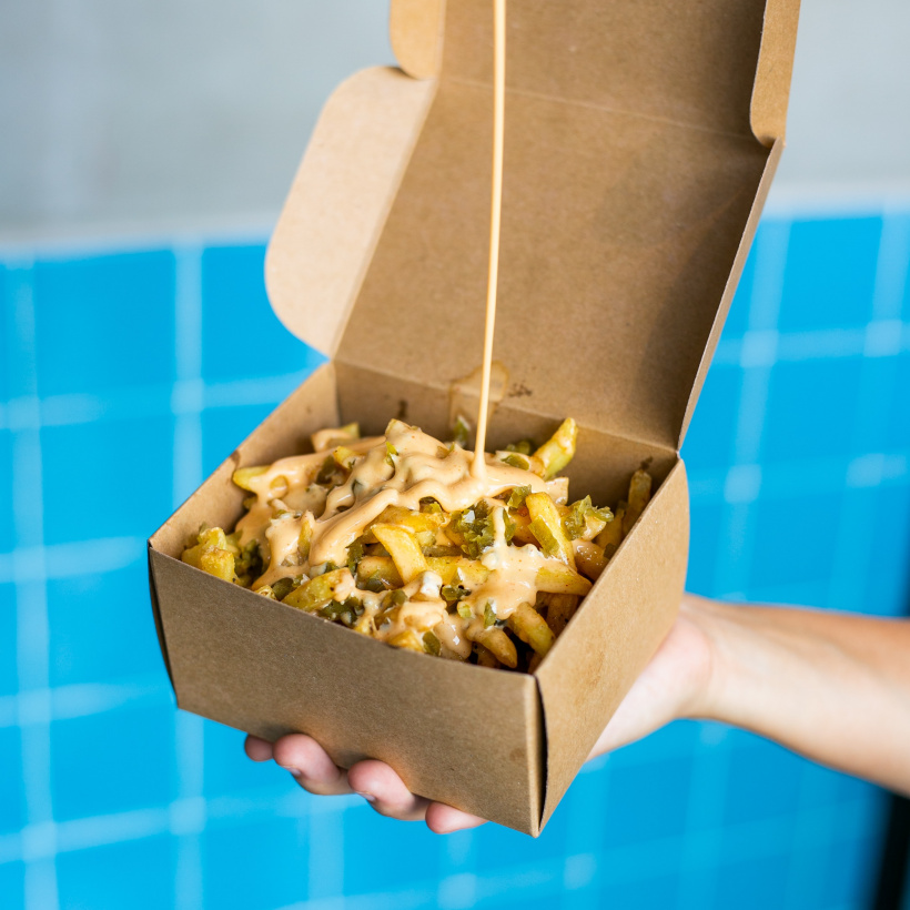 Leckeres Food gibt es per App direkt an den Platz Leckeres Food gibt es per App direkt an den Platz