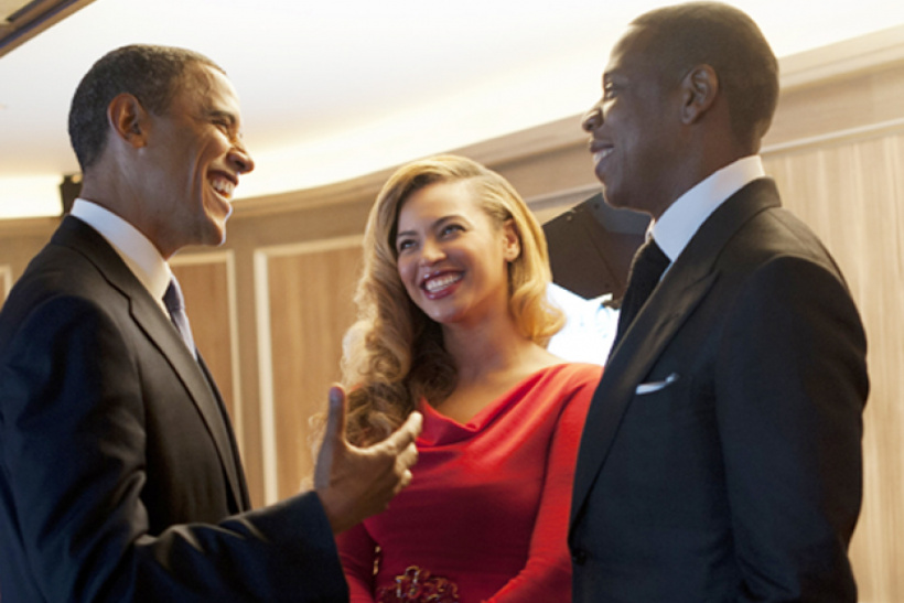 Barack Obama, Beyoncé und Jay-Z Barack Obama, Beyoncé und Jay-Z
